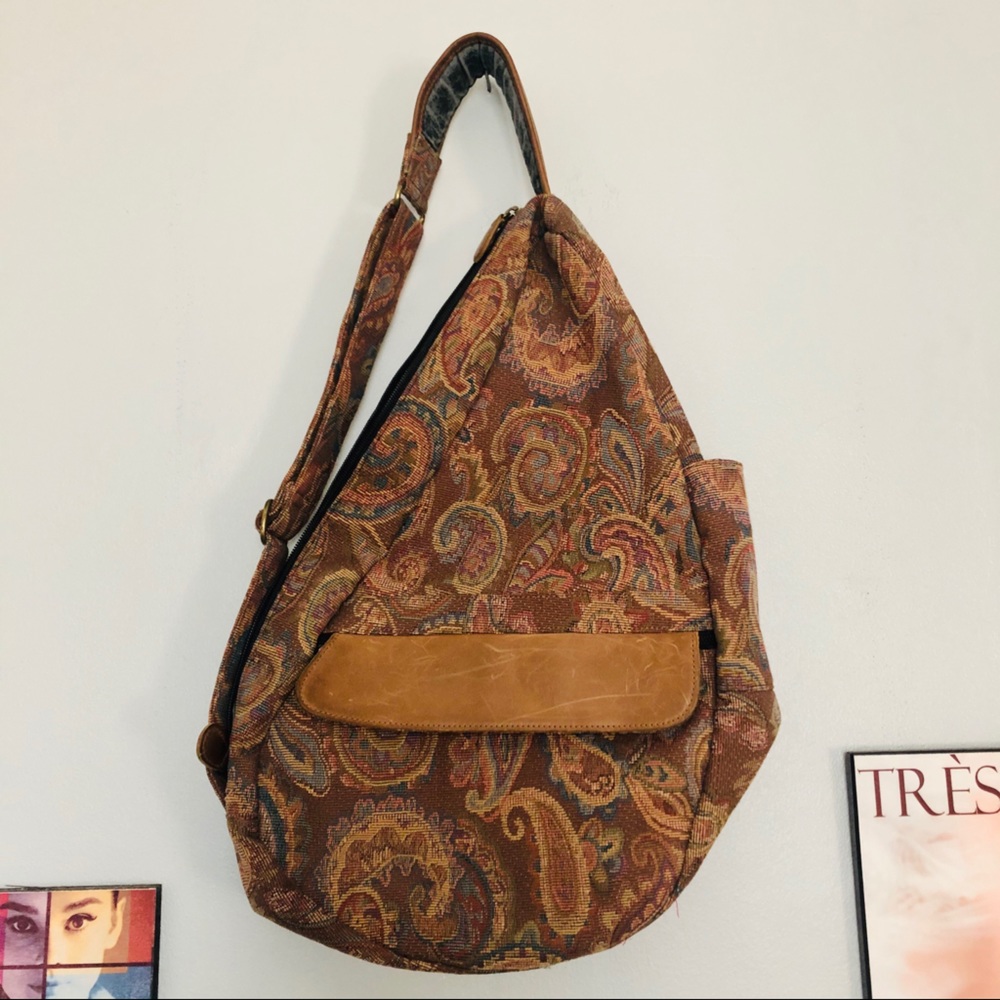 L.L. Bean Paisley Crossbody Bag